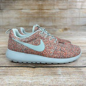 Nike Roche Run Cheetah Running Shoes Women Size 8 Athletic Sneakers 599432-800